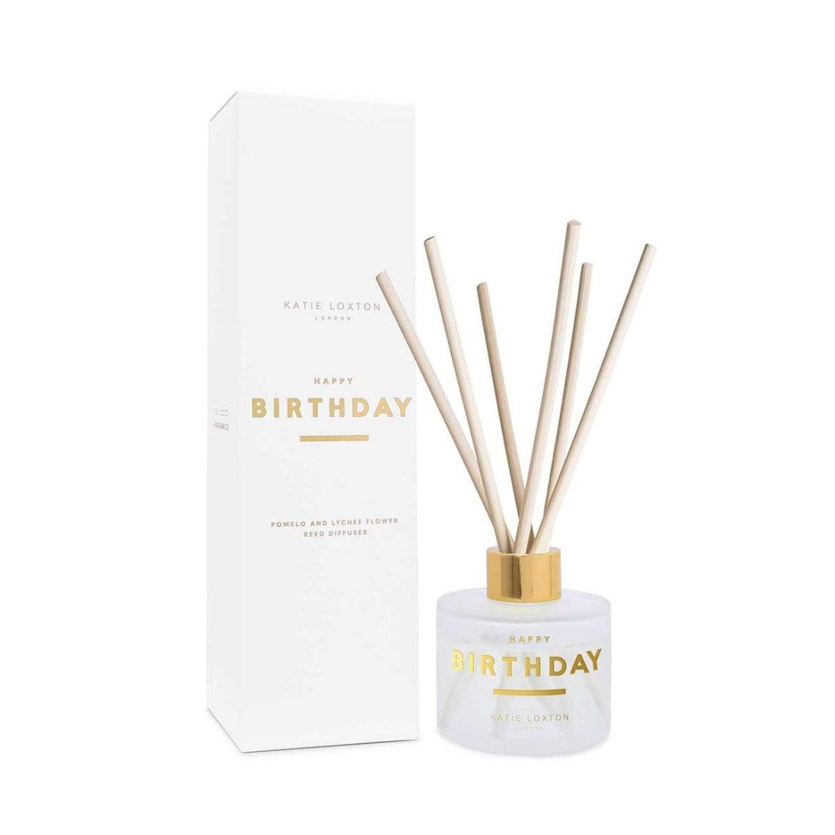 Katie Loxton Reed Diffuser Katie Loxton Sentiment Reed Diffuser - Happy Birthday - Pomelo and Lychee Flower