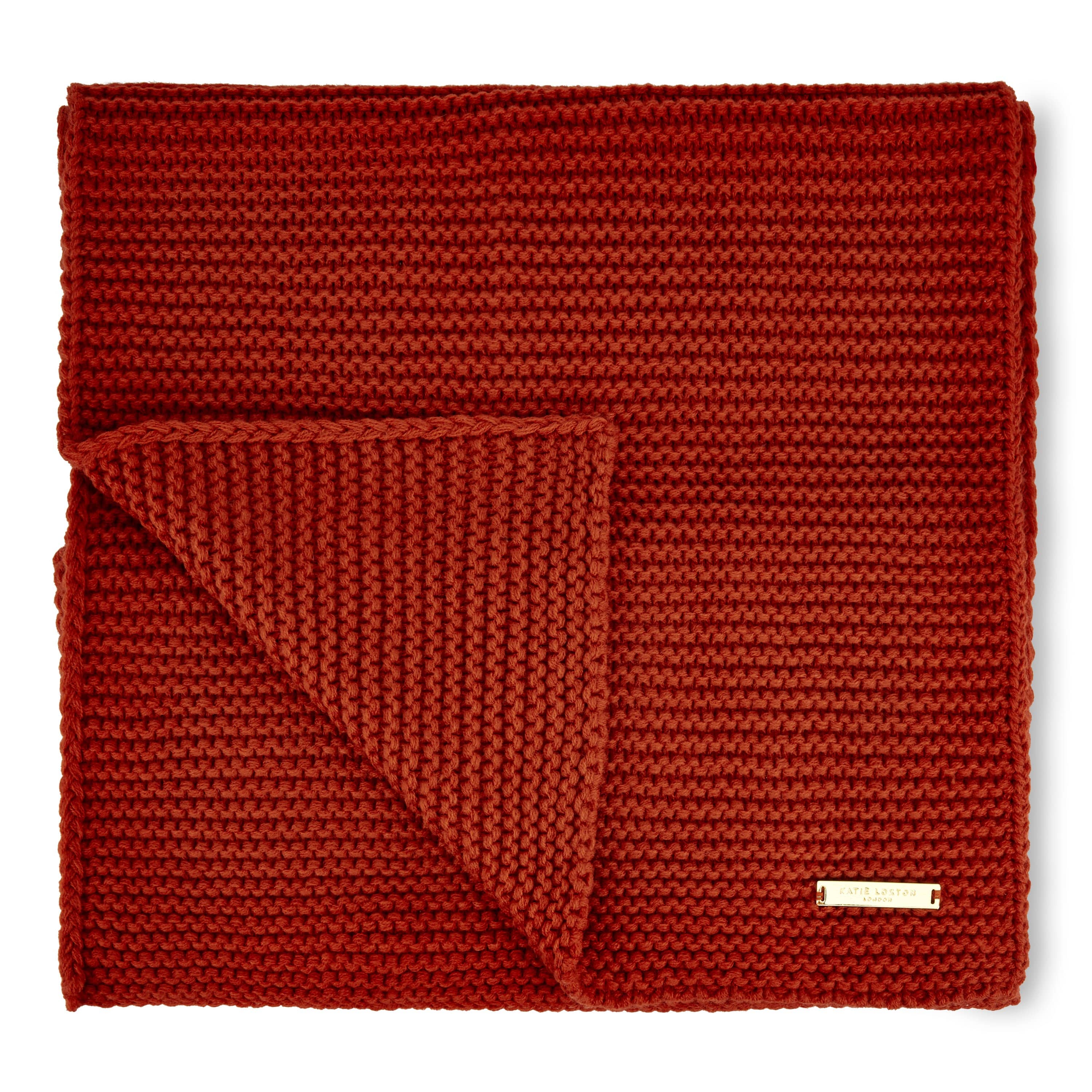 Katie Loxton Scarf Katie Loxton Chunky Knit Scarf - Red