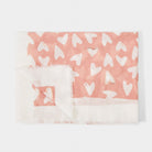 Katie Loxton Scarf Katie Loxton Scarf - Heart - Pink and Rose Gold