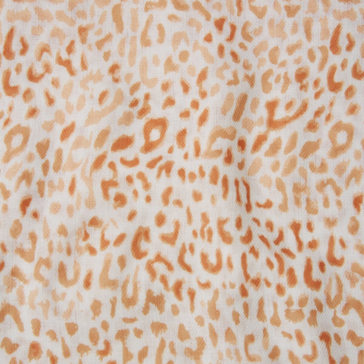 Katie Loxton Scarf Katie Loxton Scarf - Small Leopard Print - White and Peach