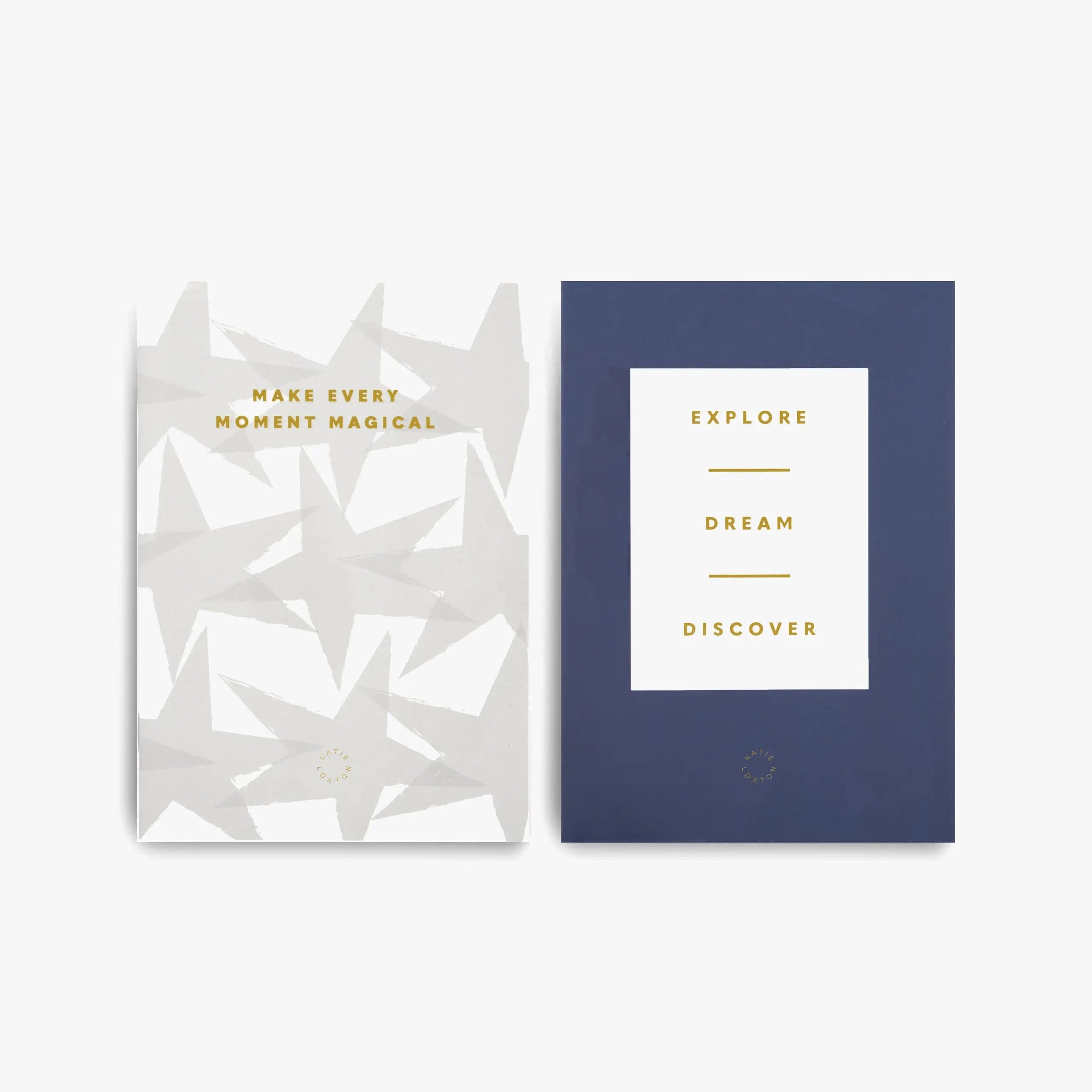 Katie Loxton Stationary Katie Loxton Duo Pack Notebooks - Make Every Moment Magical - Explore Dream Discover