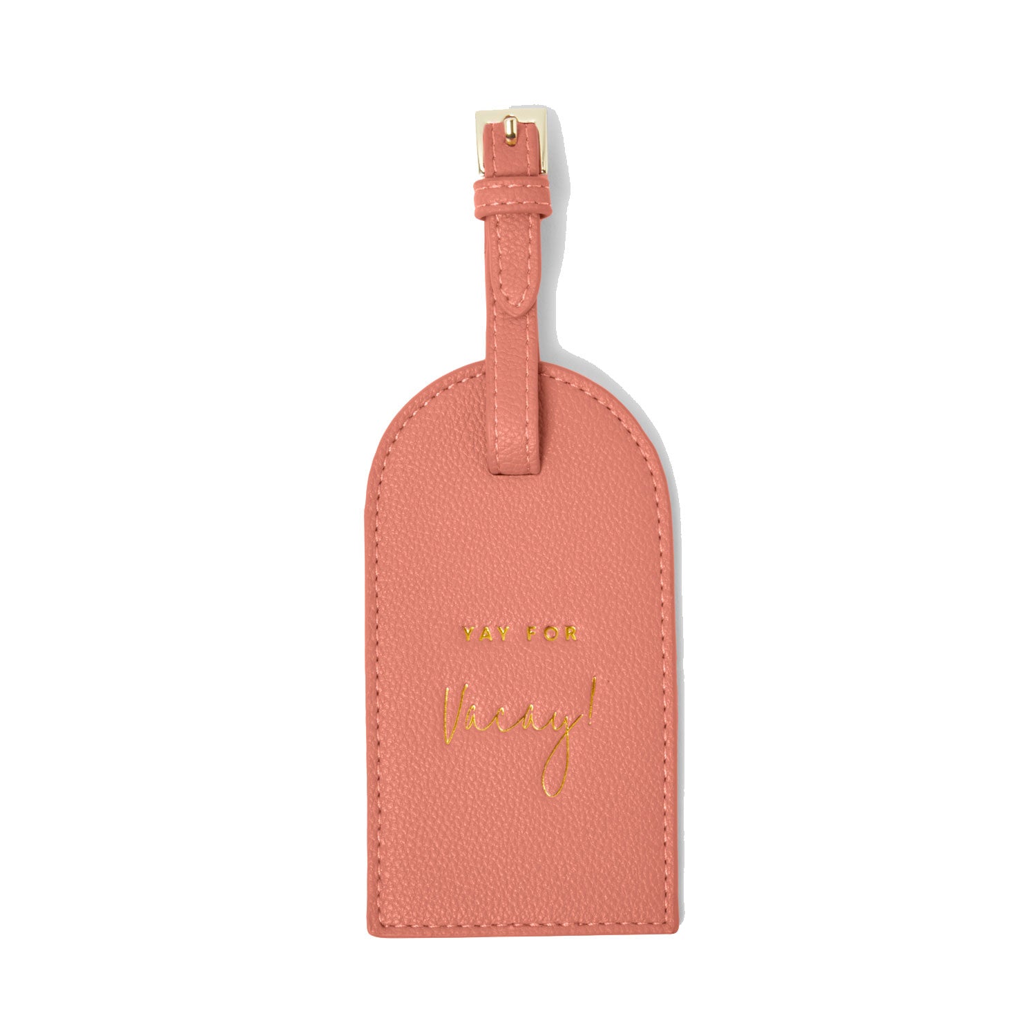 Katie Loxton Travel Accessories Katie Loxton Luggage Tag - Yay for Vacay - Coral
