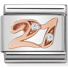 Nomination C/Z Nomination Link Nomination Classic Link Charm - Rose Gold & C/Z 21