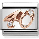 Nomination C/Z Nomination Link Nomination Classic Link Charm - Rose Gold & C/Z 40