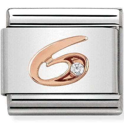 Nomination C/Z Nomination Link Nomination Classic Link Charm - Rose Gold & C/Z 6