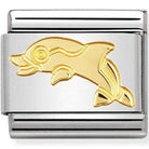 Nomination Nomination Plain Gold Charm Link Nomination Classic Link Charm - Plain Gold Dolphin
