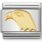 Nomination Nomination Plain Gold Charm Link Nomination Classic Link Charm - Plain Gold Eagle's Head