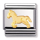 Nomination Nomination Plain Gold Charm Link Nomination Classic Link Charm - Plain Gold Horse