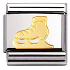 Nomination Nomination Plain Gold Charm Link Nomination Classic Link Charm - Plain Gold Ice Skate
