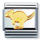 Nomination Nomination Plain Gold Charm Link Nomination Classic Link Charm - Plain Gold Kangaroo