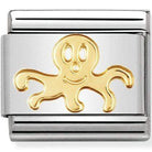 Nomination Nomination Plain Gold Charm Link Nomination Classic Link Charm - Plain Gold Octopus