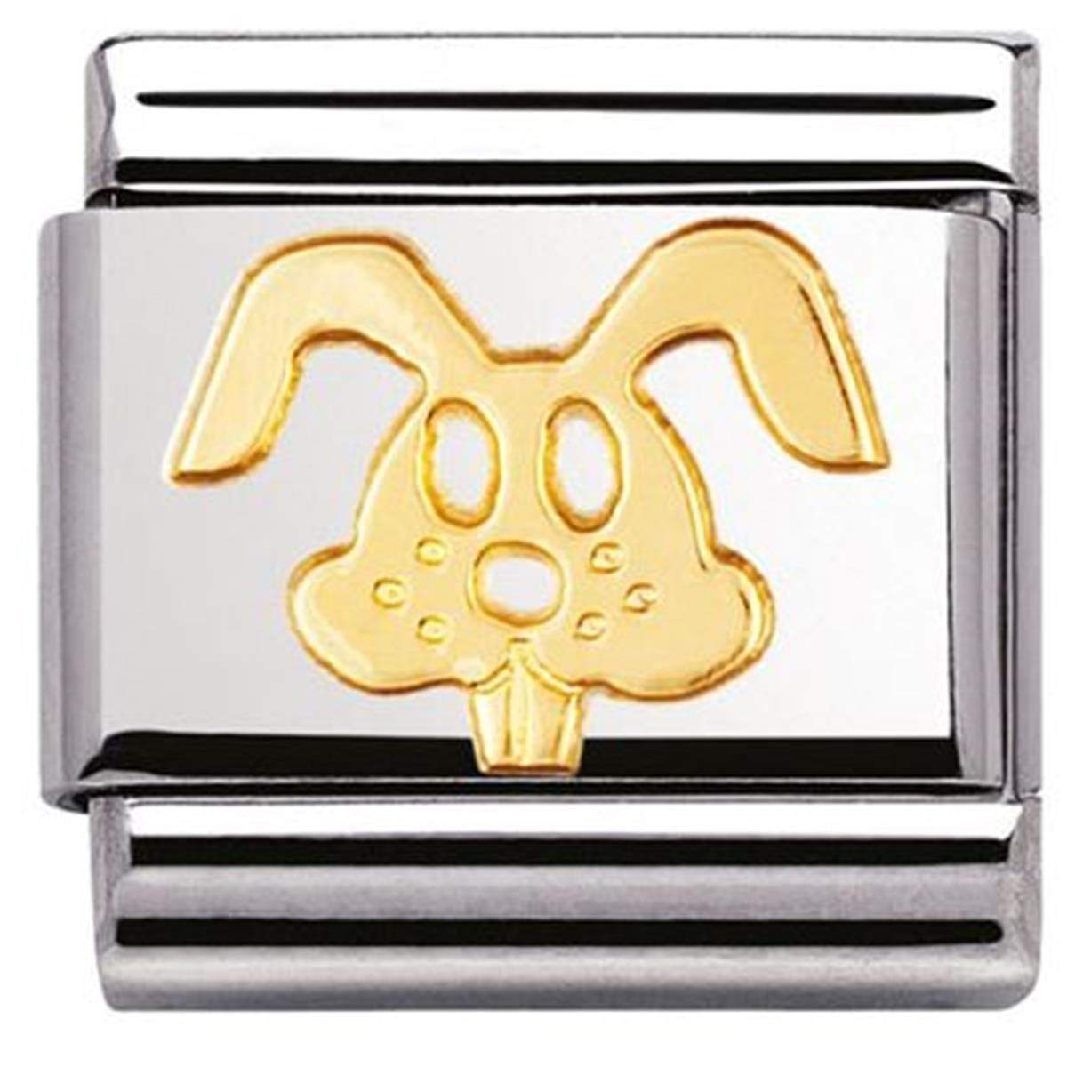 Nomination Nomination Plain Gold Charm Link Nomination Classic Link Charm - Plain Gold Rabbit