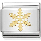 Nomination Nomination Plain Gold Charm Link Nomination Classic Link Charm - Plain Gold Snowflake