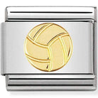 Nomination Nomination Plain Gold Charm Link Nomination Classic Link Charm - Plain Gold Volleyball