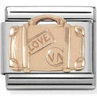 Nomination Nomination Rose Gold Charm Link Nomination Classic Link Charm - Rose Gold Suitcase