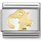 Nomination Plain Gold Zodiac Nomination Classic Link Charm - Plain Gold Zodiac Star sign Capricorn