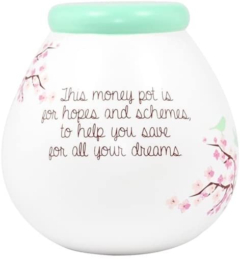 Pot of Dreams Money Box Pot of Dreams - Cherry Blossom Money Box