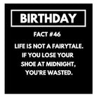 Red Rakoon Greeting Card Funny Greeting Card - Birthday Fact 46 - Life Is Not A Fairytale