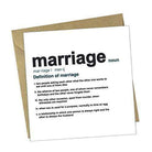 Red Rakoon Greeting Card Funny Greeting Card - Marriage Definition