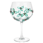 Sunny By Sue Gin Glass Christmas Gin & Tonic Glass - Holly
