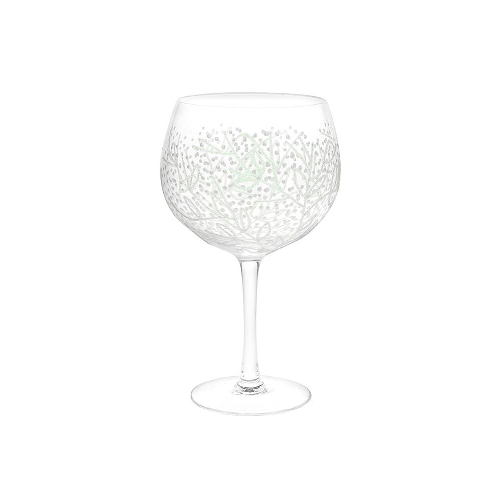 Sunny By Sue Gin Glass Gin Glass - Green Leaf
