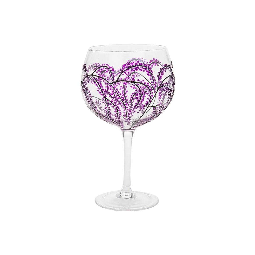 Sunny By Sue Gin Glass Gin Glass - Japanese Garden Purple Branch