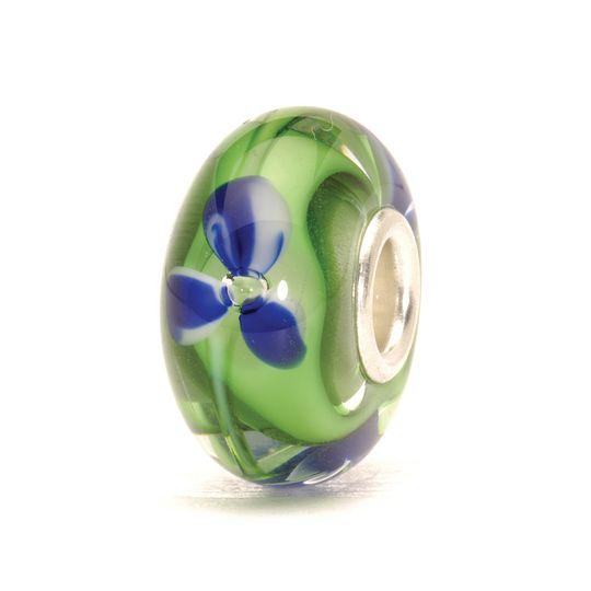 Trollbeads Trollbeads - Glass Bead - Blue Flower 61190