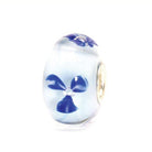 Trollbeads Trollbeads - Glass Bead - Light Blue Flower 61156