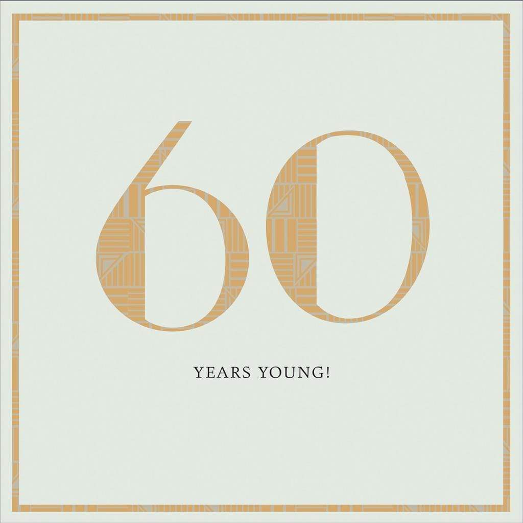 UK Greetings Birthday Card 60 Years Young! - Greeting Card