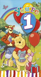 UK Greetings Greeting Card Disney Greeting Card - Winnie the Pooh - You're 1