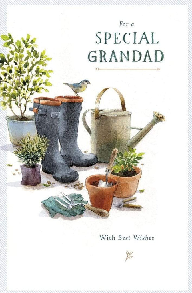 UK Greetings Greeting Card For a Special Grandad With Best Wishes - Greeting Card