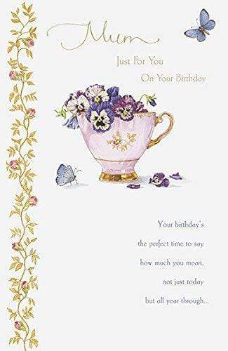 UK Greetings Greeting Card Mum Teapot Birthday Card