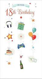 UK Greetings Greeting Card On Your 18th Birthday