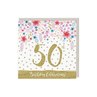 Whistlefish Birthday Card 50th Birthday Celebrations Greeting Card