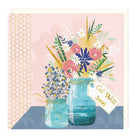 Whistlefish Greeting Card Floral Vase Get Well Soon Greeting Card