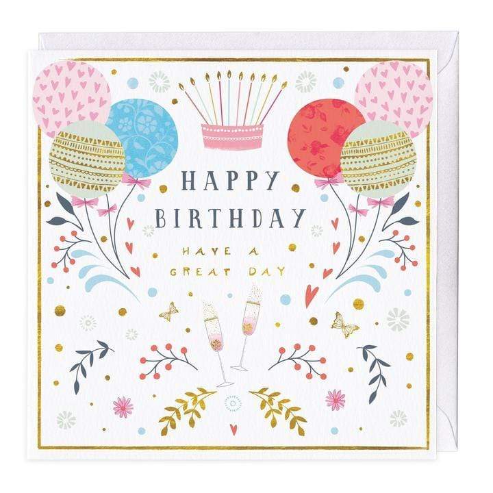 Whistlefish Greeting Card Happy Birthday Have A Great Day Greeting Card