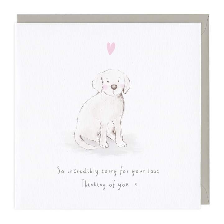 Whistlefish Greeting Card Sorry For Your Loss Dog Sympathy Greeting Card