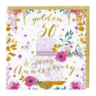 Whistlefish Greeting Card Whistlefish Anniversary Card - 50th Golden Aniversary