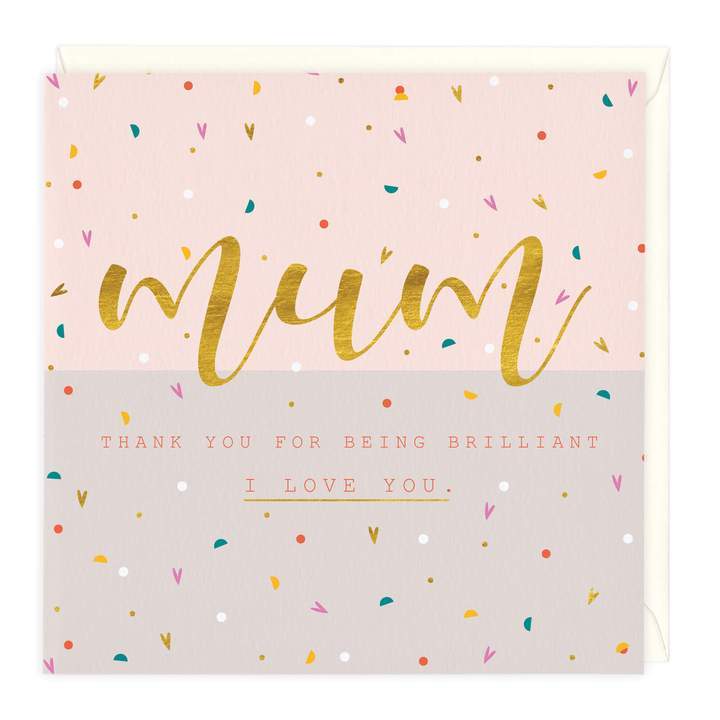 Whistlefish Greeting Card Whistlefish Greeting Card - Mum Thank You For Being Brilliant