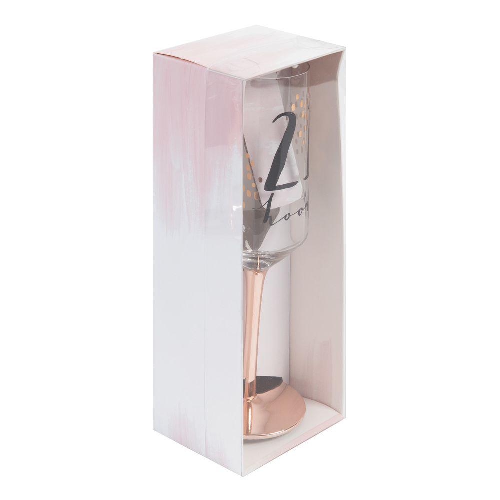 Widdop Flute Luxe Birthday Champagne / Prosecco Boxed Flute Glass - 21