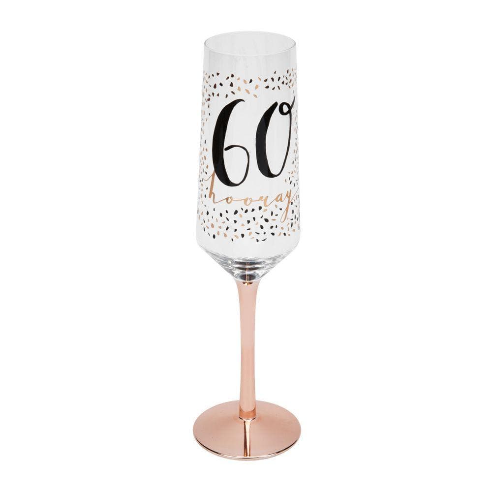 Widdop Flute Luxe Birthday Champagne / Prosecco Boxed Flute Glass - 60