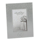 Widdop Photo Frames Birthdays by Juliana - Glitter Mirror 4 x 6 inch Photo Frame - 60th