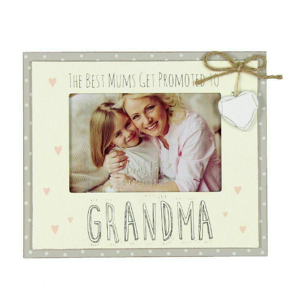 Widdop Photo Frames Love Life 6'' x 4'' Photo Frame - Promoted to Grandma