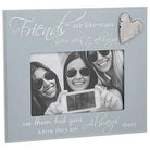 Widdop Photo Frames Script Sentiment 6'' x 4'' Photo Frame - Friends are like Stars You Don't Always See Them But You Always Know They are There