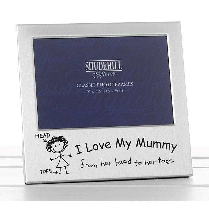 Widdop Photo Frames Silver Occasion 5'' x 3'' Photo Frame - I Love My Mummy