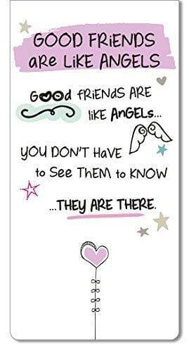WPL Bookmark Inspired Words Magnetic Bookmark - Good Friends are like Angels