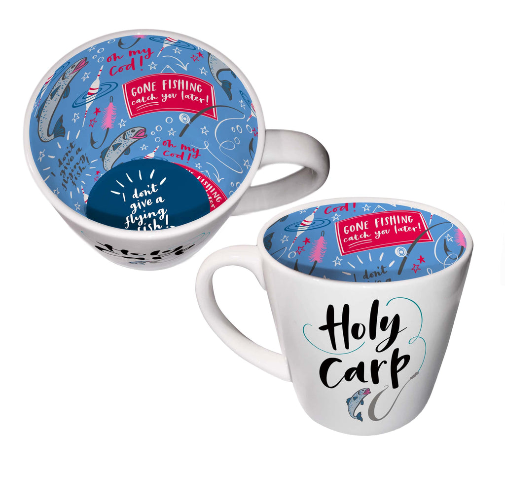 WPL Gifts Mug Inside Out Mug With Gift Box - Holy Carp