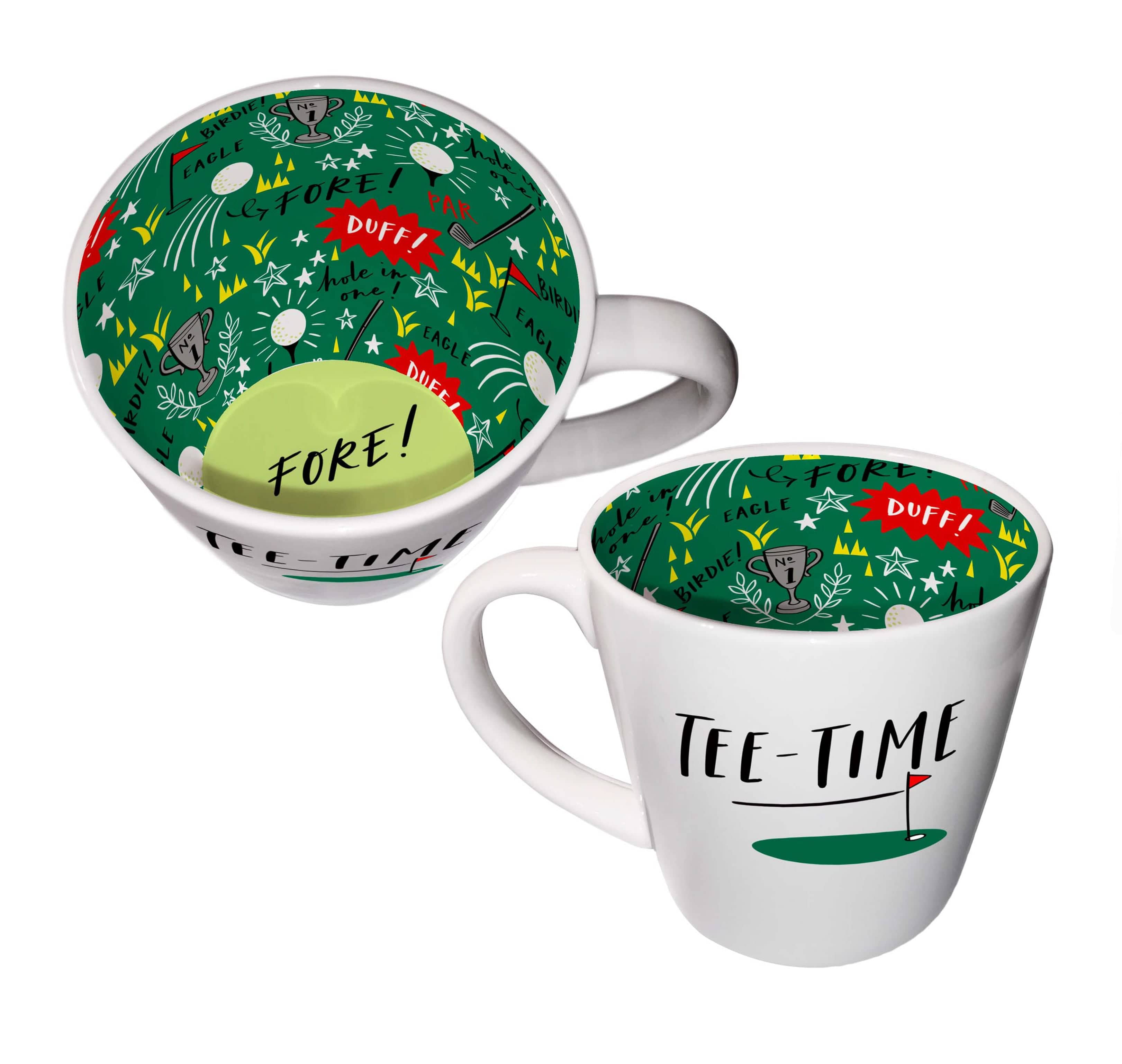 WPL Gifts Mug Inside Out Mug With Gift Box - Tee-time