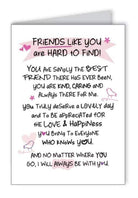 WPL Greeting Card Inspired Words Greetings Card - Friends Like You Are Hard To Find