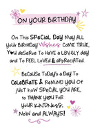 WPL Greeting Card Inspired Words Greetings Card - On Your Birthday
